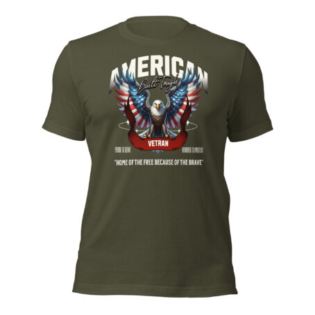 American Veteran Built Tough Graphic t-Shirt Green