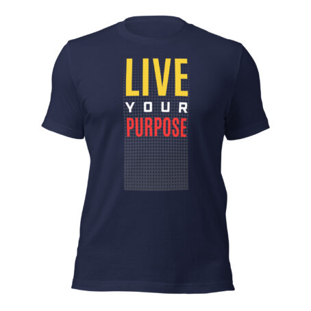 Live Your Purpose Graphic T-Shirt Navy