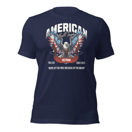 American Veteran Built Tough Graphic t-Shirt navy