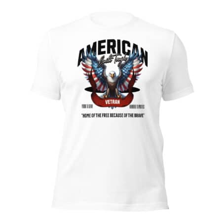 American Veteran Built Tough Graphic t-Shirt